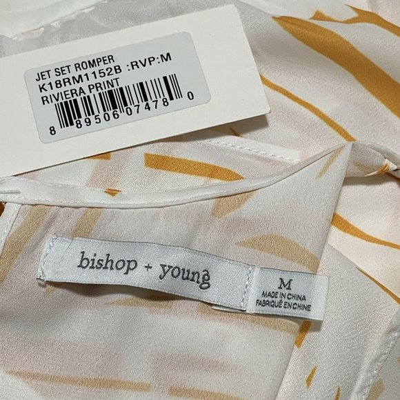 Bishop + Young Jet Set Romper Size Medium Riviera - Picture 10 of 12